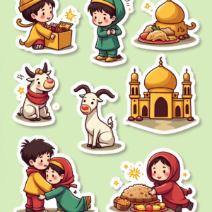 Eid Blessings - Sticker Sheet v8